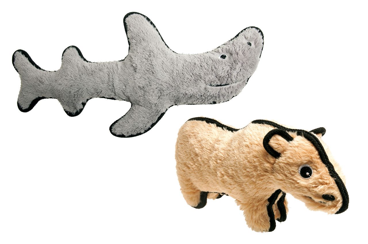 Hundespielzeug Eisbär und Hai