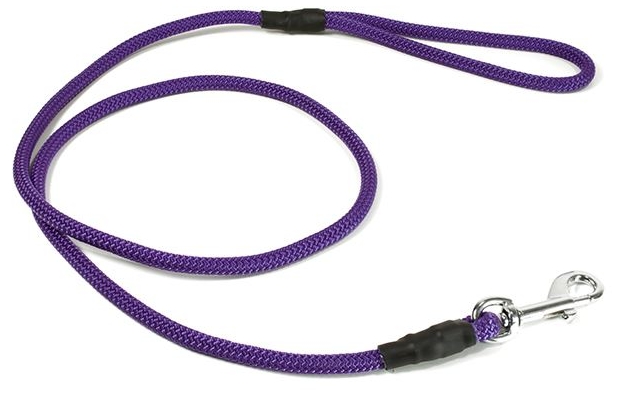 Mystique® FT - Runde Leine mit Karabiner lila