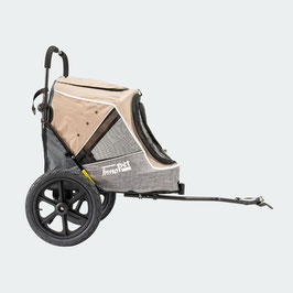 InnoPet® Hundebuggy/Fahrradanhänger "Sporty Trailer Evolution" - IPS-057/BR - Latte Macchiato