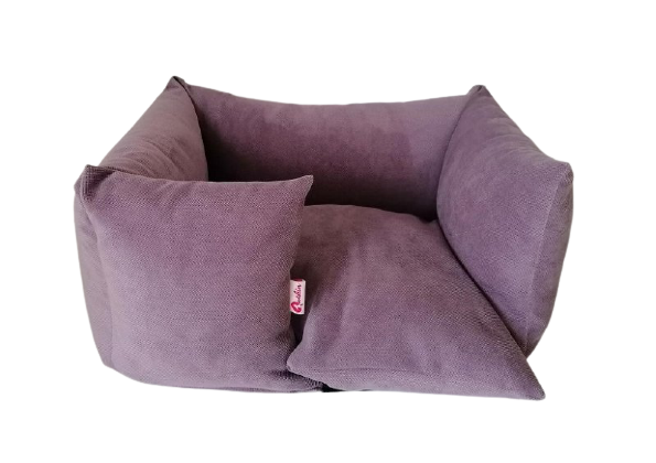 Hundebett Sofa - handgefertigt - Lilac