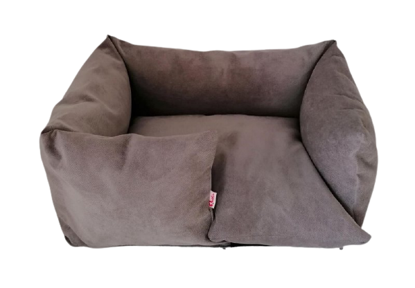 Hundebett Sofa - handgefertigt - Stone Grey