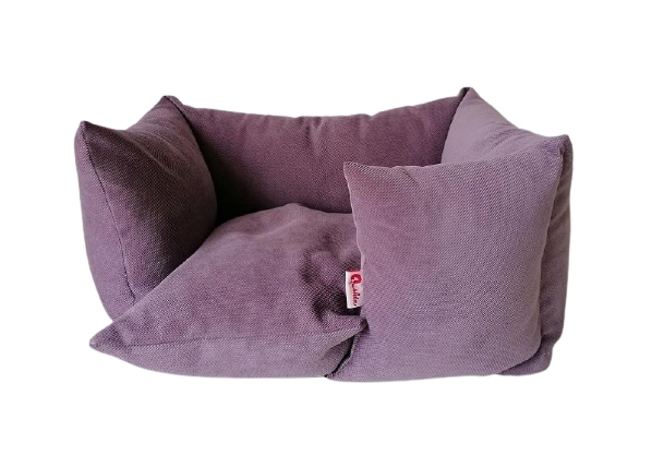 Hundebett Sofa - handgefertigt - Lilac